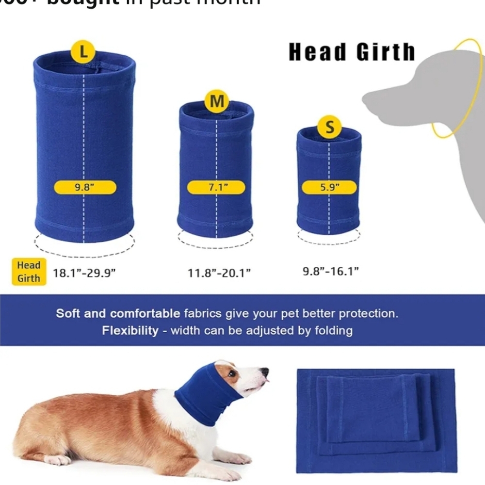 Calming Dog Hoodie - Blue - Picture 5 of 13